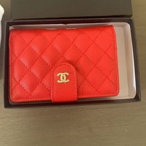 Red Leather Wallet
